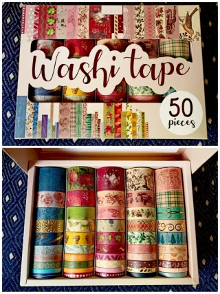 Cinta Washi Tape 50 rollos