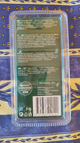Brocas para vidrio Parkside (5 uds)