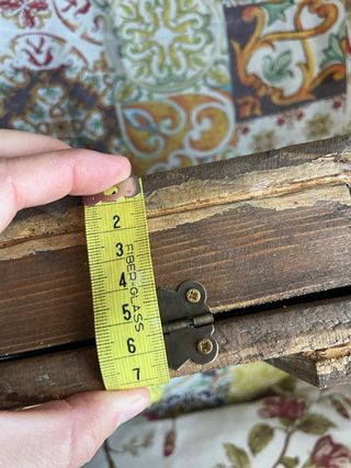 Colgador de llaves rústico de madera