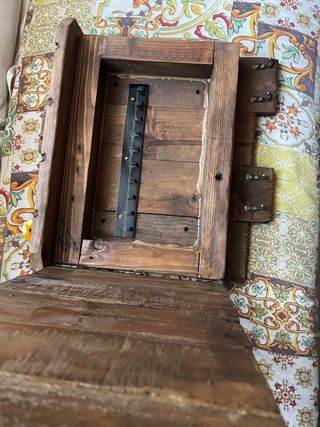 Colgador de llaves rústico de madera