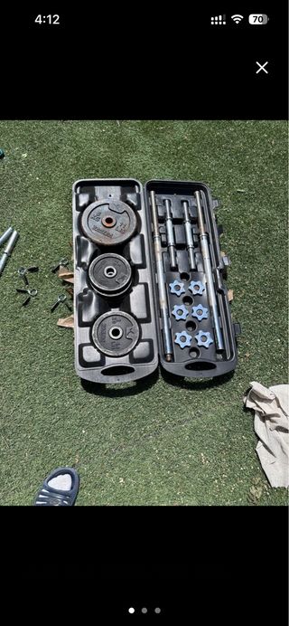 Kit Pesas 50kg Decathlon