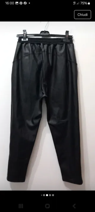 Pantaloni Ecopelle Made in Italy