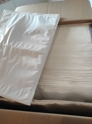 50 Bolsas de Envío acolchadas Blancas