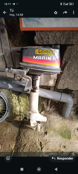 Motor fueraborda mariner 4cv