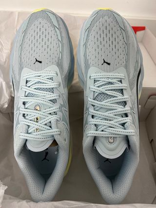 Zapatillas Puma Velocity Nitro 4 Wns Azul/Amarillo