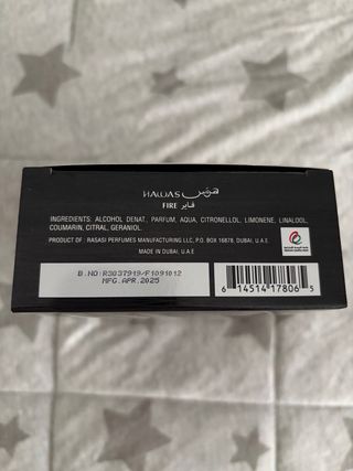 Rasasi Hawas Fire 100ml - Original con Caja