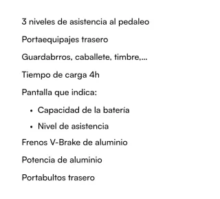 Bicicleta Eléctrica Plegable Moma