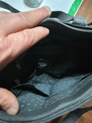 Borsa Naj-Oleari mano/tracolla nera