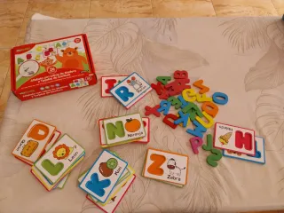 Alfabeto letras madera