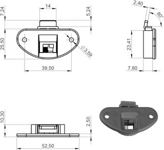 cyclingcolors 2x Ruedas puertas correderas armario