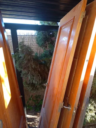 Puertas de madera maciza. 62.5 - 72.5 - 82.5