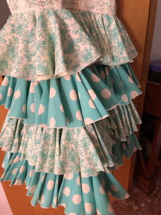 Vestido de flamenca con lunares