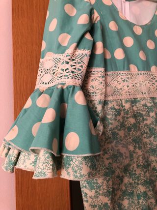 Vestido de flamenca con lunares