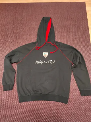 Sudadera Athletic Club Bilbao Negra y Roja