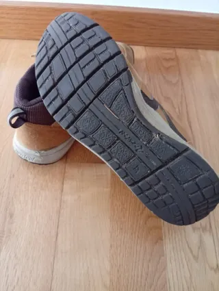 Zapatillas piel altas Newfeel con velcro Talla 37