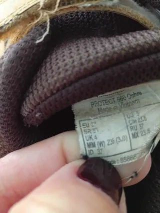 Zapatillas piel altas Newfeel con velcro Talla 37