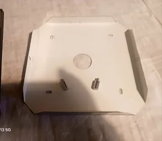 Applique vintage anni 70 vetro e metallo