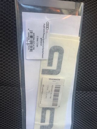 Pegatinas Quattro Audi