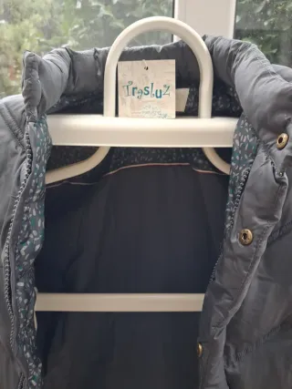 Plumíferos para gemelos gris, unisex y con capucha