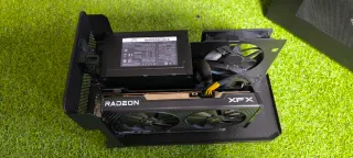 Razer Core X + RX 6600 +cable thunderbolt de marca