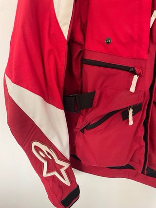Chaqueta Moto Alpinestars Roja y Blanca