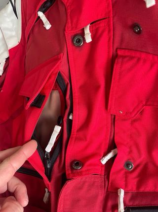 Chaqueta Moto Alpinestars Roja y Blanca