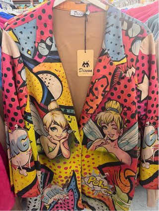 Chaqueta Antelina campanilla