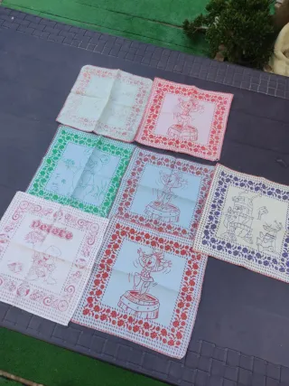 Pack 7 Pañuelos Infantiles Dibujos