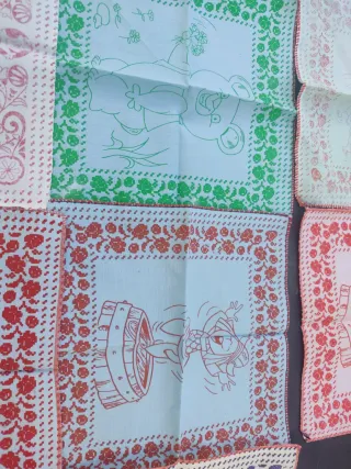 Pack 7 Pañuelos Infantiles Dibujos