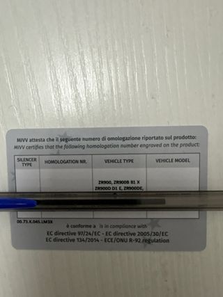 Silencioso Mivv Zontes 368g