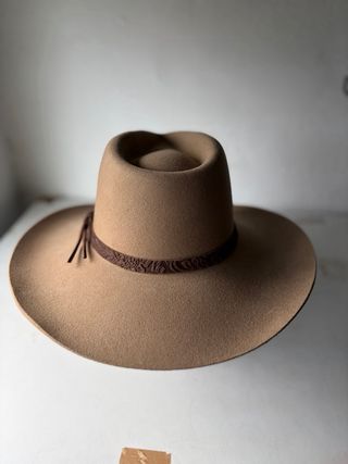 Sombrero Stetson Beige con Banda piel personaliza