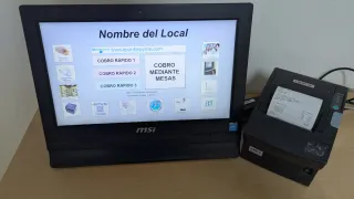 TPV táctil de Hostelería con impresora de tickets