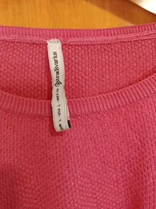 Jersey Stradivarius Rosa Talla  L