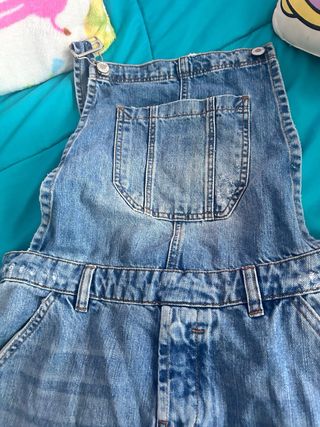 Peto vaquero mujer desgastado