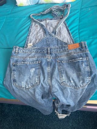 Peto vaquero mujer desgastado