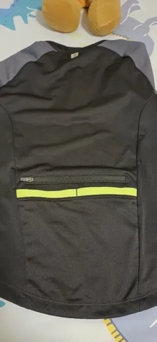 Maillot y Chaqueta Ciclismo Negro/Gris