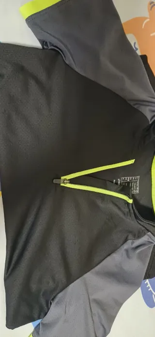 Maillot y Chaqueta Ciclismo Negro/Gris