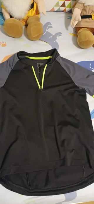 Maillot y Chaqueta Ciclismo Negro/Gris