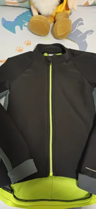 Maillot y Chaqueta Ciclismo Negro/Gris