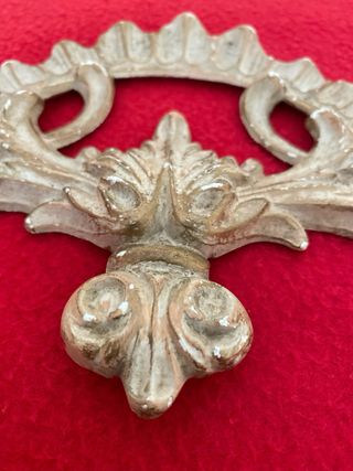 Peça decorativa bronze antiga