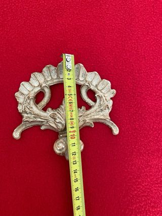 Peça decorativa bronze antiga