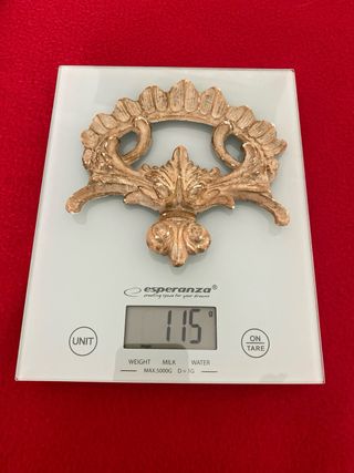 Peça decorativa bronze antiga