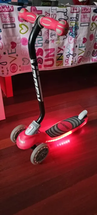 Patinete 3 Ruedas Niños Rojo