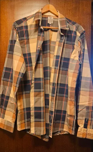 Camisa de cuadros Cottonfield hombre talla L o XL