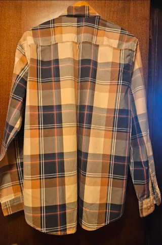 Camisa de cuadros Cottonfield hombre talla L o XL