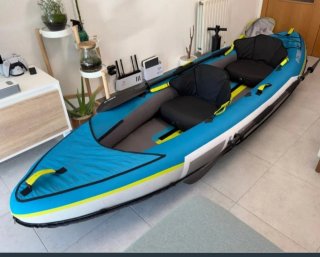Kayak Hinchable 2 Personas 3 Cámras Aire 340 x 103