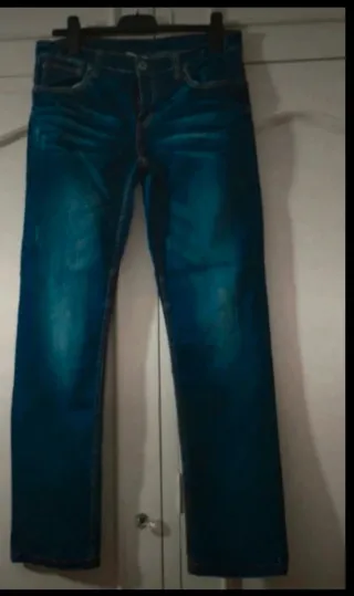 Pantalón vaquero mujer azul oscuro