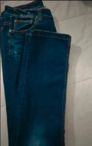 Pantalón vaquero mujer azul oscuro