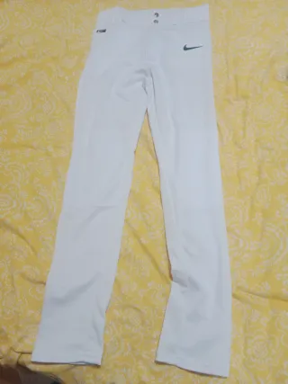 Pantalones de béisbol/softbol Nike blancos y Gris