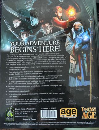Fantasy AGE Basic Rulebook